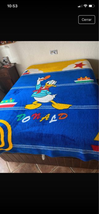 Manta Disney Donald Patos Barco