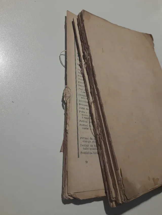 Tariffa Dazi Doganali Regno d'Italia 1880