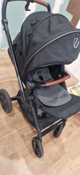 Carrito Jane Muum Duo con passeggino e ovetto nero