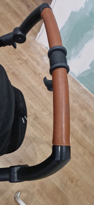 Carrito Jane Muum Duo con passeggino e ovetto nero