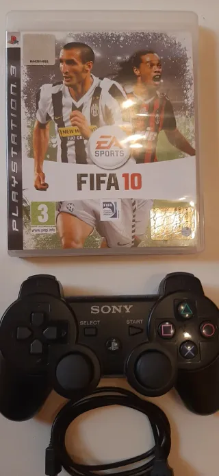 Set 2 Controller PS3 + 3 Giochi FIFA PES