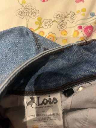 Pantalón Vaquero Lois Mujer Azul