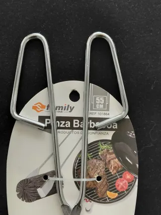 Pinzas Barbacoa Metal y regalo otra