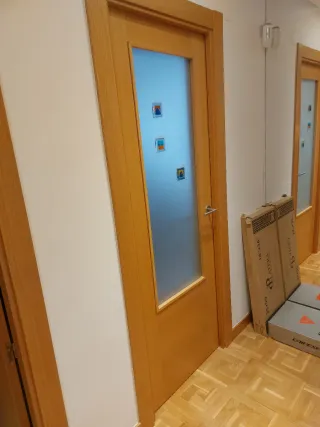 Puertas Macizas color Nogal