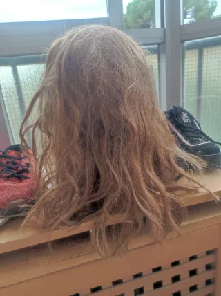 Maniquí cabeza peluquería