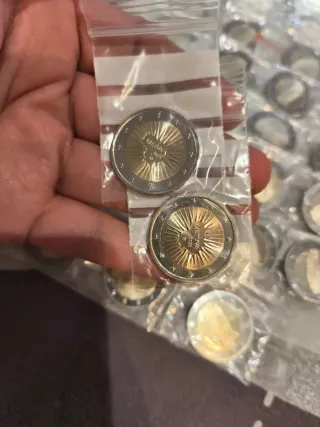 Lote 2 monedas 2€ Lituania - reserva Sandra