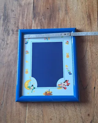 Marco fotos Disney Mickey y Minnie azul