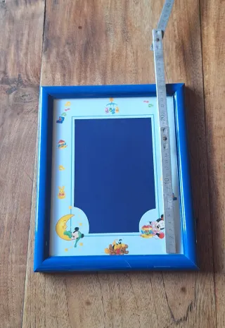 Marco fotos Disney Mickey y Minnie azul