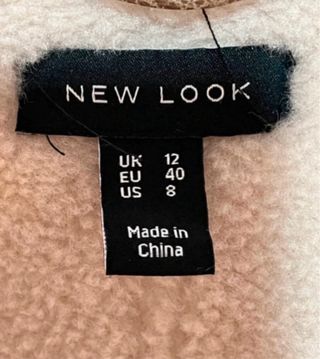 Abrigo doble faz efecto piel