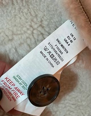 Abrigo doble faz efecto piel