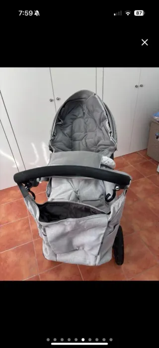 Cochecito Stokke Trailz Gris Claro