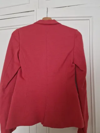 Americana Massimo Dutti Rosa Mujer