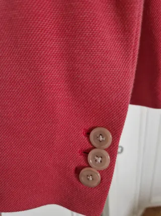 Americana Massimo Dutti Rosa Mujer