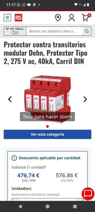 Limitador Sobretensiones Trifásico DEHN