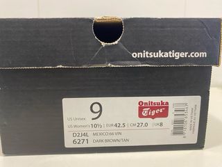 Zapatillas Onitsuka Tiger Talla 42.5 Nuevas