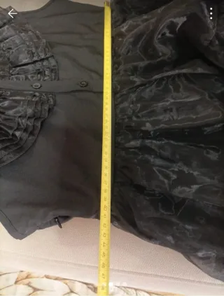 Traje Miércoles Addams negro