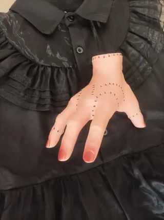 Traje Miércoles Addams negro