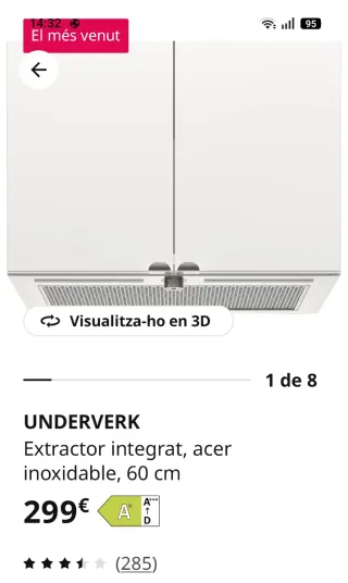 Campana Extractora Ikea Acero Inoxidable