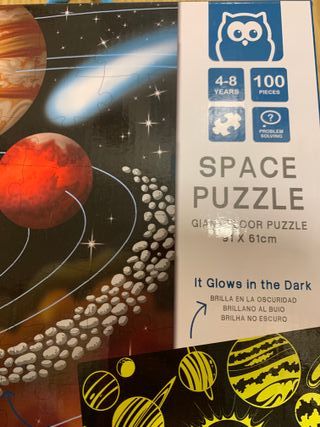 Puzzle Espacio Gigante Brilla Oscuridad