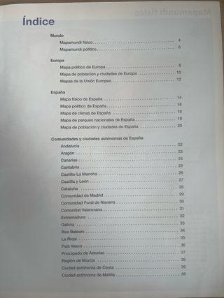 Atlas de geografía 5 primaria