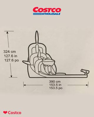 Tobogán inflable tiburón