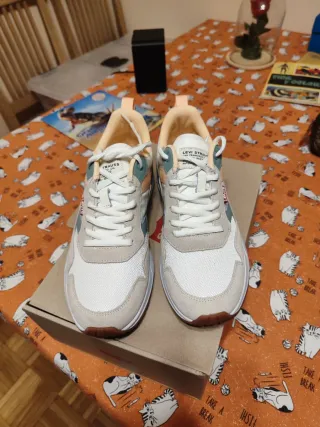 Zapatillas Levi's Talla 41 Beige/Verde