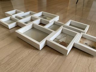 Marco de fotos blanco para 10 fotos