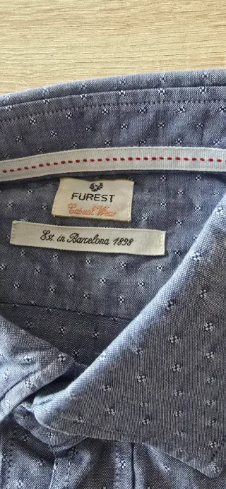 Camisa FUREST Talla L Azul