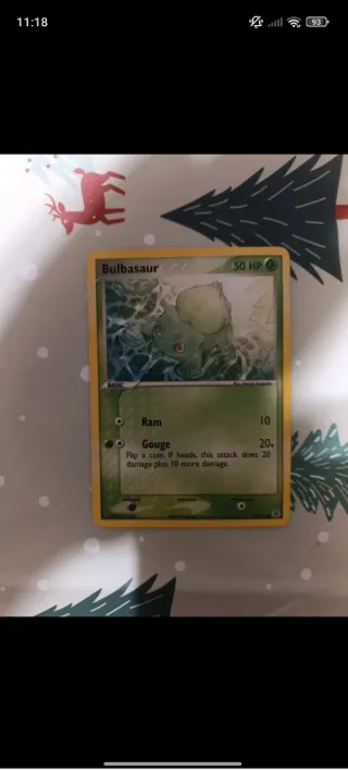 Carta Pokémon Vintage Bulbasaur 55/112