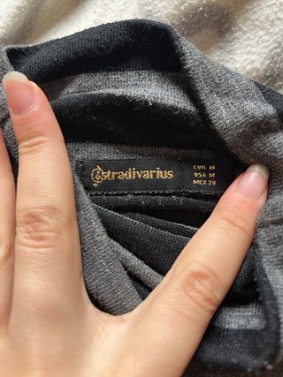 Jersey de cuello alto a rayas