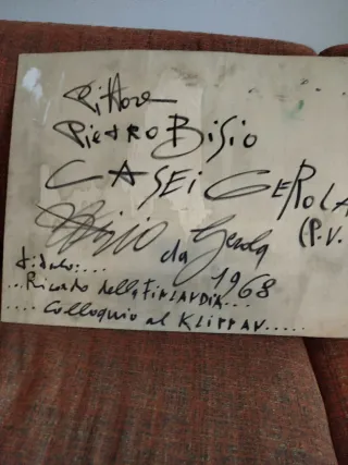 Pietro Bisio disegno originale