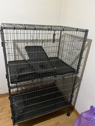 Jaula para hurones de 2 niveles 200e original