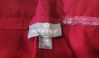 Pantalón Naf Naf Rojo Talla S