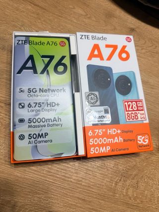 3 ZTE Blade A76 5G 128GB Nuovi ancora imballati