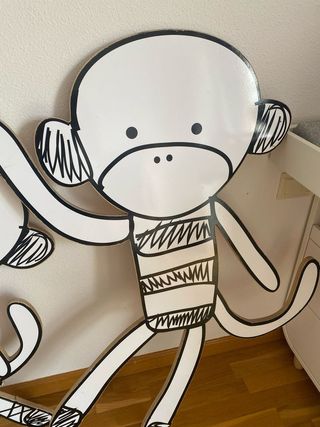 Monos madera decorativos