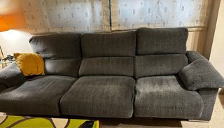 Sofá de salón gris