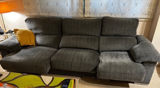 Sofá de salón gris