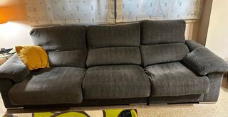 Sofá de salón gris