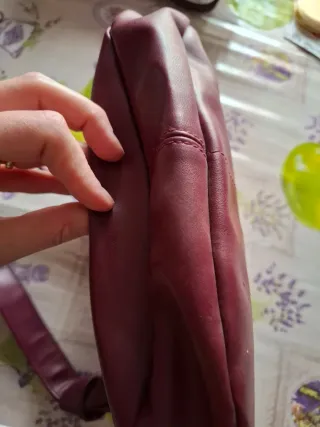 Borsetta vintage anni 90 bordeaux