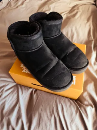 Botas de invierno mujer talla 42 negras