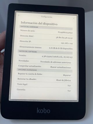 E-reader Kobo Clara HD Nero