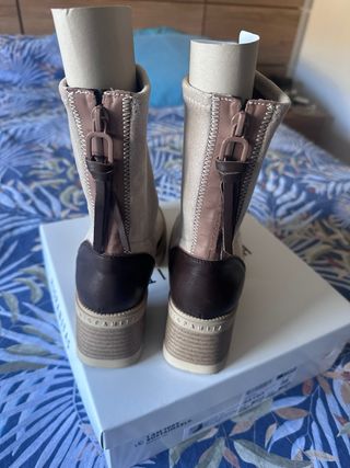 Botines Hispanitas Everest Beige/Marrón Nuevos