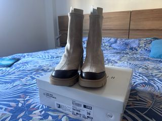 Botines Hispanitas Everest Beige/Marrón Nuevos