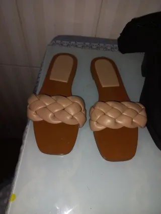 Lote Zapatos Mujer Beige y Negro tallas 35 y 36