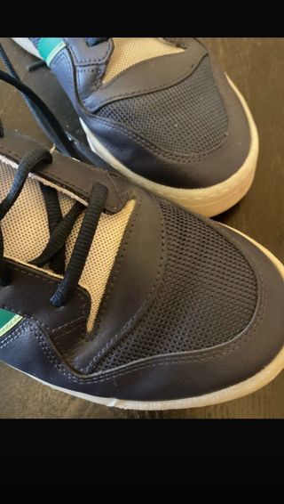 Adidas Zapatillas Piel Azul y Verde