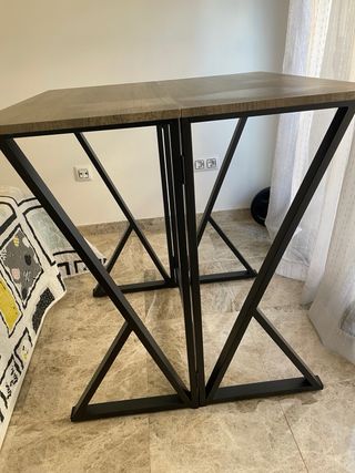 Mesa alta plegable cocina/escritorio