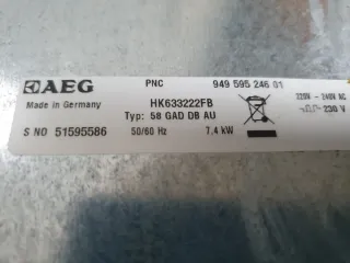 Placa Inducción AEG HK633222FB