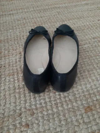 Manoletinas Clarks Talla 38 Negras