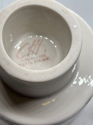 Coppie Tazze Vintage Pietro Anigoni Porcellana