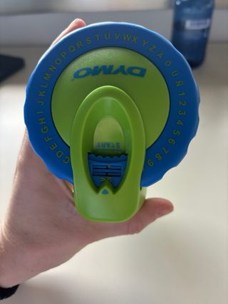 Etiquetadora Dymo Azul y Verde